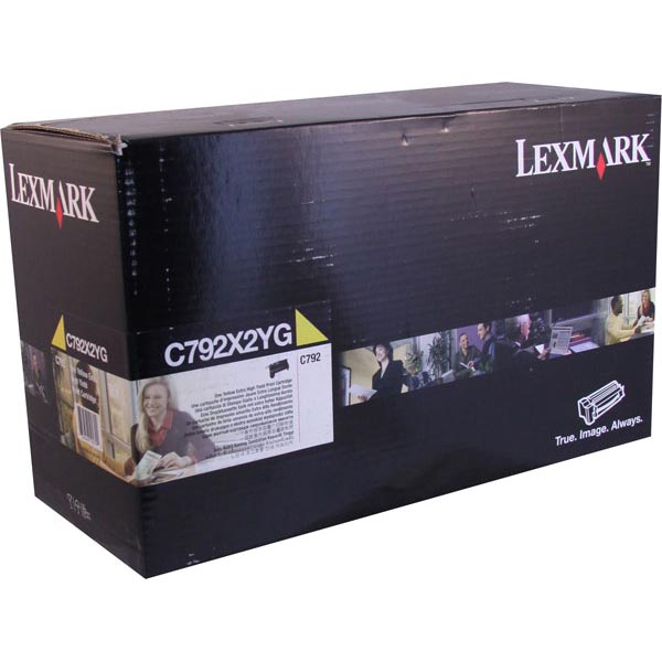 Lexmark C792, CS796 Extra High Yield Yellow Non-Return Program Toner Cartridge (20,000 Yield)