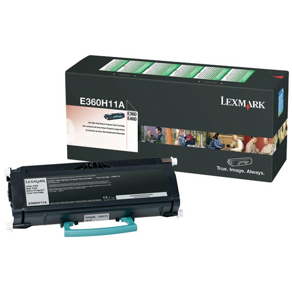 Lexmark E360, E460, E462 High Yield Return Program Toner Cartridge (9,000 Yield)