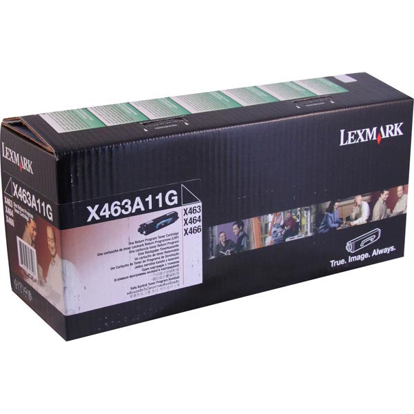 Lexmark X463, X464, X466 Return Program Toner Cartridge (3,500 Yield)