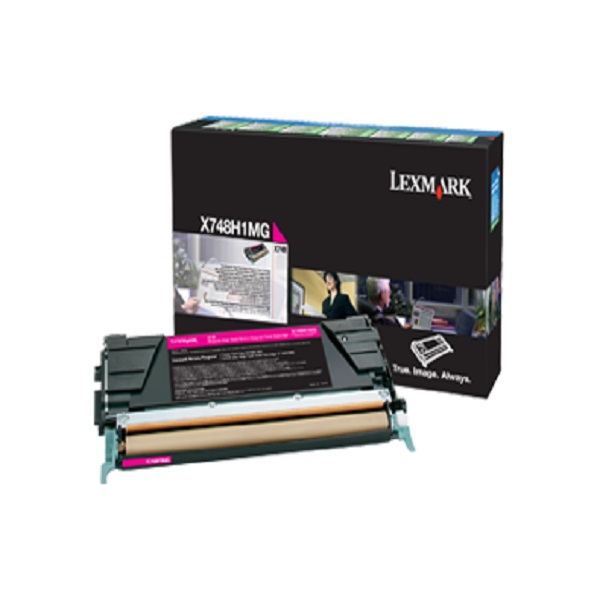 Lexmark X748 High Yield Magenta Return Program Toner Cartridge (10,000 Yield)