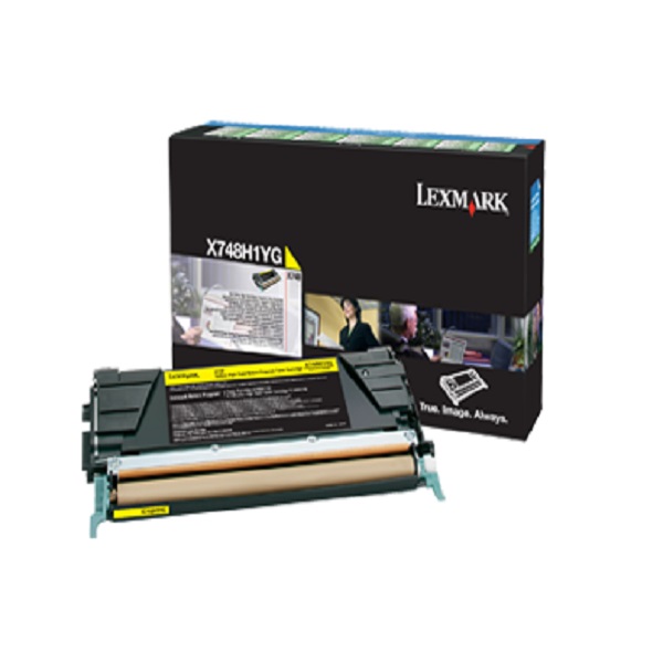 Lexmark X748 High Yield Yellow Return Program Toner Cartridge (10,000 Yield)