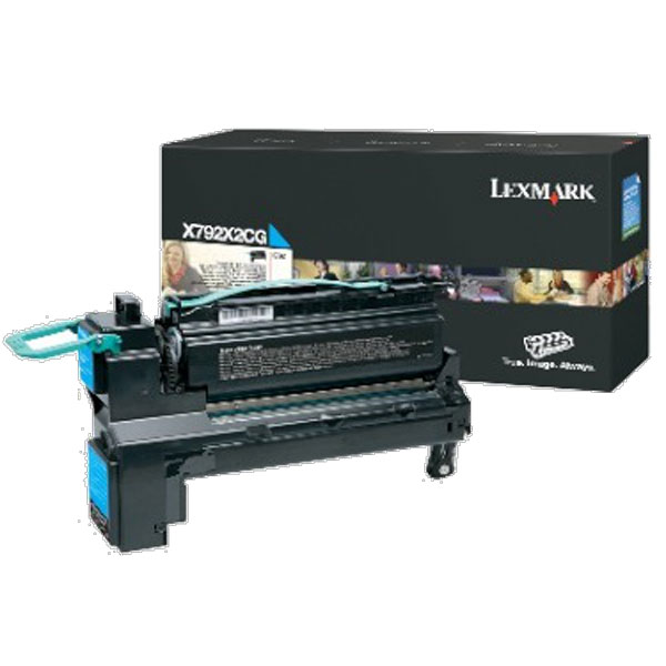 Lexmark X792, XS796 Extra High Yield Cyan Non-Return Program Toner Cartridge (20,000 Yield)