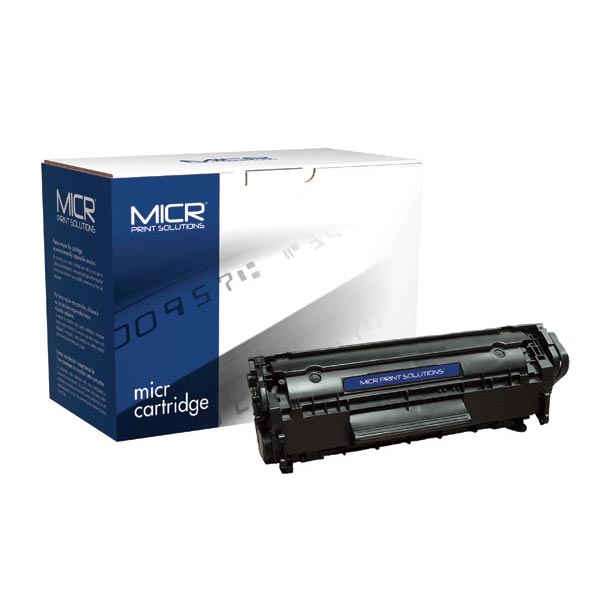MICR Print Solutions New MICR Toner Cartridge for LJ 1010 1012 1015 1018 1020 1022 3015 3020 3030 3050 3052 3055 M1319f (Alternative for HP Q2612A 12A) (2000 Yield)