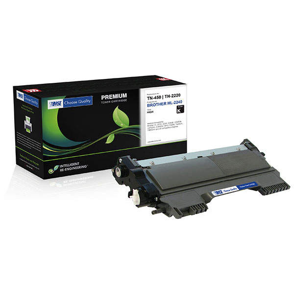 MSE Remanufactured High Yield Toner Cartridge for DCP-7060 7065 HL-2230 2240 2270DW 2280DW IntelliFax-2840 2940 MFC-7240 7360N 7460DN 7860DW (Alternative for Brother TN450) (2600 Yield)