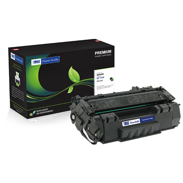 MSE Remanufactured Extended Yield Toner Cartridge for LJ 1320 3390 3392 (Alternative for HP Q5949X 49X) (9000 Yield)