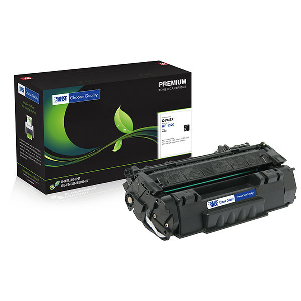 MSE Remanufactured High Yield Toner Cartridge for LJ 1320 3390 3392 (Alternative for HP Q5949X 49X) (6000 Yield)