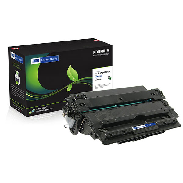 MSE Remanufactured Toner Cartridge for LJ 5200 M5025 M5035 (Alternative for HP Q7516A Q7570A 16A 70A) (15000 Yield)