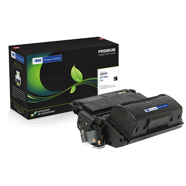 MSE Remanufactured High Yield Toner Cartridge for LJ 4250 4350 (Alternative for HP Q5942X 42X) (20000 Yield)