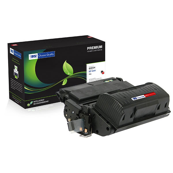 MSE Remanufactured High Yield MICR Toner Cartridge for LJ 4250 4350 (Alternative for HP Q5942X 42X) (20000 Yield)