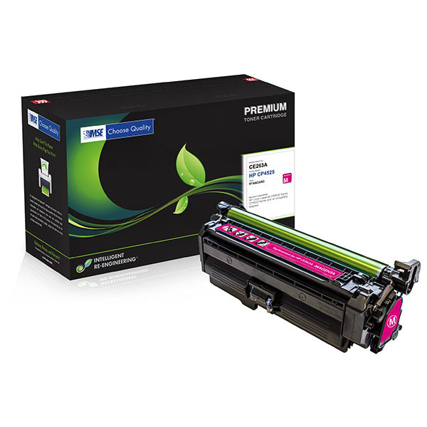 MSE Remanufactured Magenta Toner Cartridge for Color LJ CP4025 CP4525 (Alternative for HP CE263A 648A) (11000 Yield)