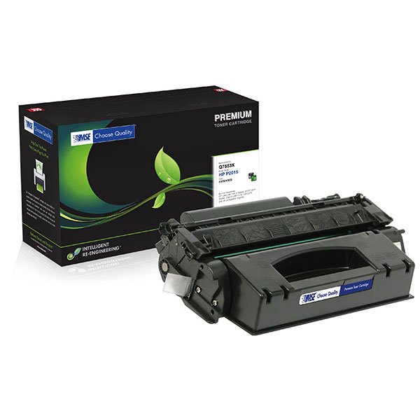 MSE Remanufactured Extended Yield Toner Cartridge for LJ M2727 MFP P2014 P2015 (Alternative for HP Q7553X 53X) (10000 Yield)