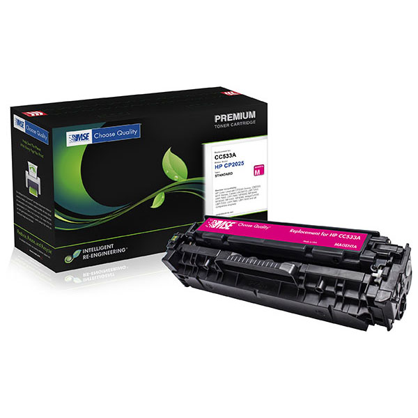 MSE Remanufactured Magenta Toner Cartridge for Color LJ CM2320 MFP CP2025 LBP-7200 7660 MF8350 8380 8580 (Alternative for HP CC533A 304A Canon 2660B001AA CRG-118M) (2800 Yield)