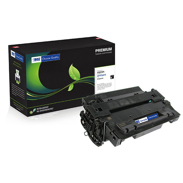MSE Remanufactured Toner Cartridge for LJ M521 M525 P3010 P3015 imageRUNNER LBP3560 Satera LBP6700 LBP6710i LBP6750 (Alternative for HP CE255A 55A Canon 3481B003 324) (6000 Yield)