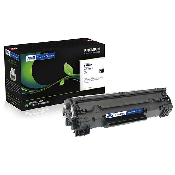 MSE Remanufactured High Yield Toner Cartridge for LJ M201 M225 (Alternative for HP CF283X 83X) (2200 Yield) (Contains Chip)