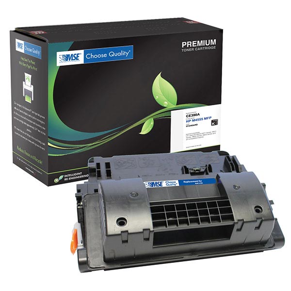 MSE Remanufactured Toner Cartridge for LJ M601 M602 M603 M4555 MFP (Alternative for HP CE390A 90A) (10000 Yield)