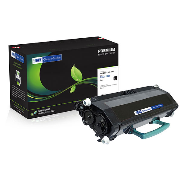 MSE Remanufactured High Yield Toner Cartridge for 2330D 2330DN 2350D 2350DN (Alternative for Dell 330-2666 DM253 330-2649 PK937) (6000 Yield)