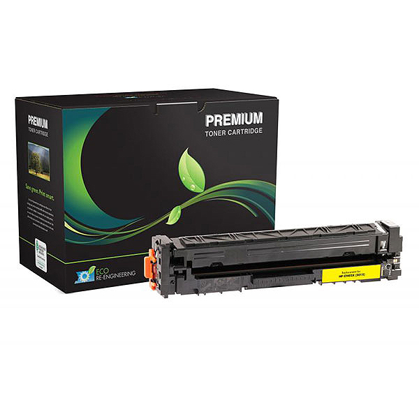 MSE Remanufactured High Yield Yellow Toner Cartridge for LJ M252 M277 (Alternative for HP CF402X 201X) (2300 Yield)