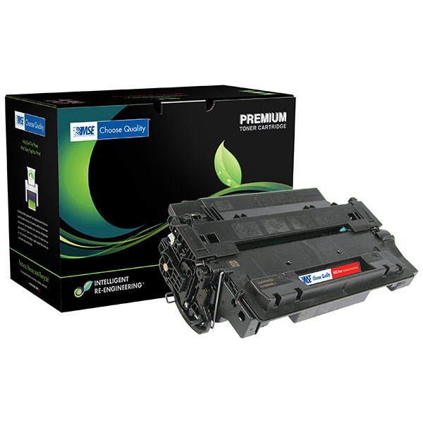 MSE Remanufactured High Yield MICR Toner Cartridge for LJ M521 M525 P3010 P3015 (Alternative for HP CE255X 55X) (12500 Yield)