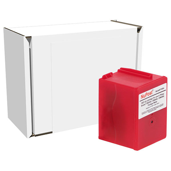 NuPost Non-OEM New Build Red Postage Meter Ink Cartridge for DM300c DM400c DM450c DM475c (Alternative for Pitney Bowes 765-9) (8000 Yield)