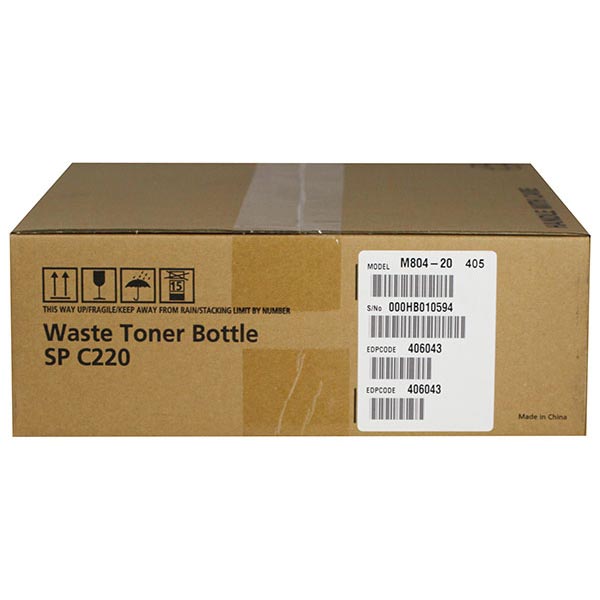 Ricoh Aficio SP C220, C221, C222, C231, C232, C311, C312, C240SF, C242SF, C250, C252, C261, C262 Waste Toner Bottle (25,000 Yield) (Type 220)