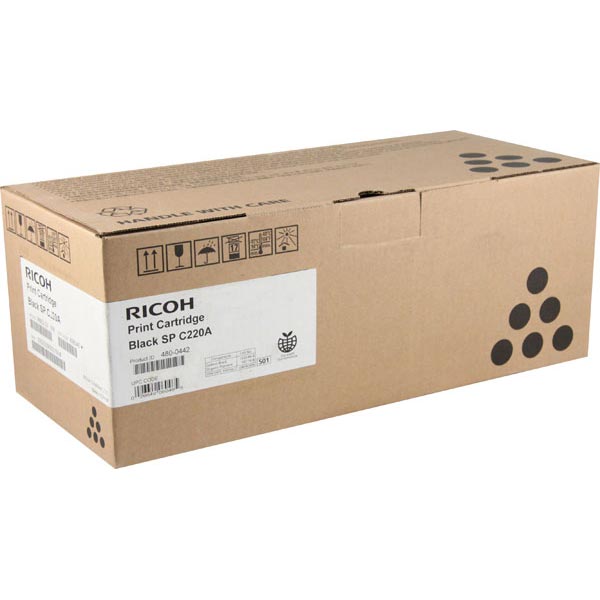 Ricoh Aficio SP C220, C221, C222, C240SF Black Toner Cartridge (2,000 Yield)