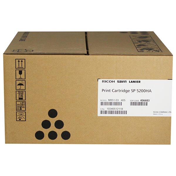Ricoh Aficio SP 5200, 5210 Toner Cartridge (25,000 Yield)