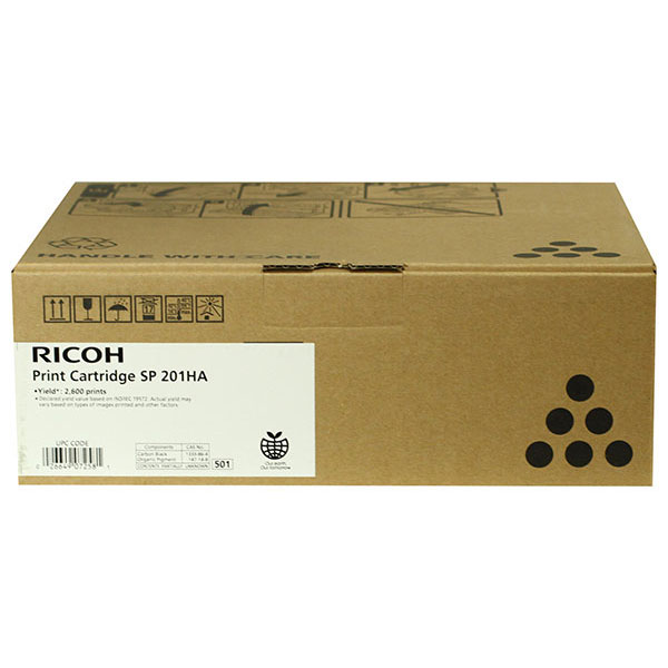 Ricoh SP 213Nw, 213SFNw, 213SNw High Yield Toner Cartridge (2,600 Yield) (Type SP 201HA)