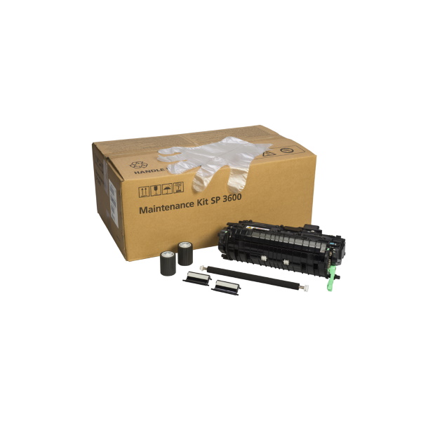 Ricoh SP 3600DN, 3600SF, 3610SF Maintenance Kit (Includes Fuser, Transfer Roller, 2 Feed Rollers, 2 Friction Pads) (120,000 Yield)