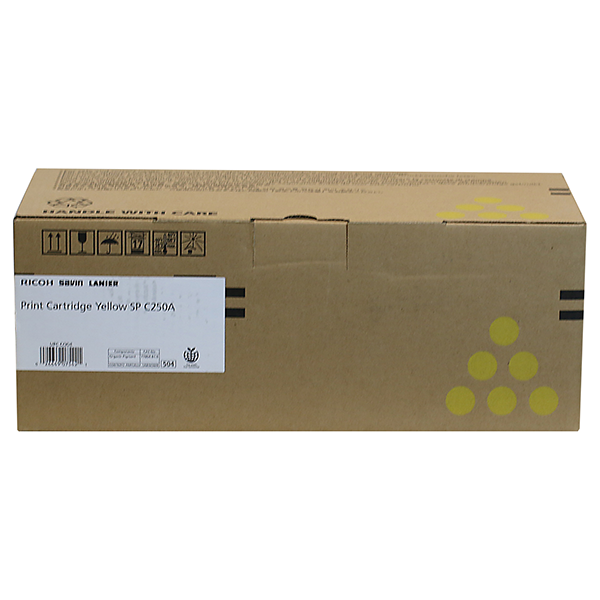 Ricoh SP C250DN, SP C250SF, SP C261SFNw Yellow Toner Cartridge (2,300 Yield)