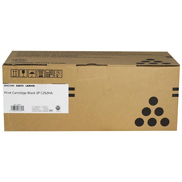 Ricoh SP C252DN, C252SF, C262DNw, C262SFNw Black Toner Cartridge (6,500 Yield)