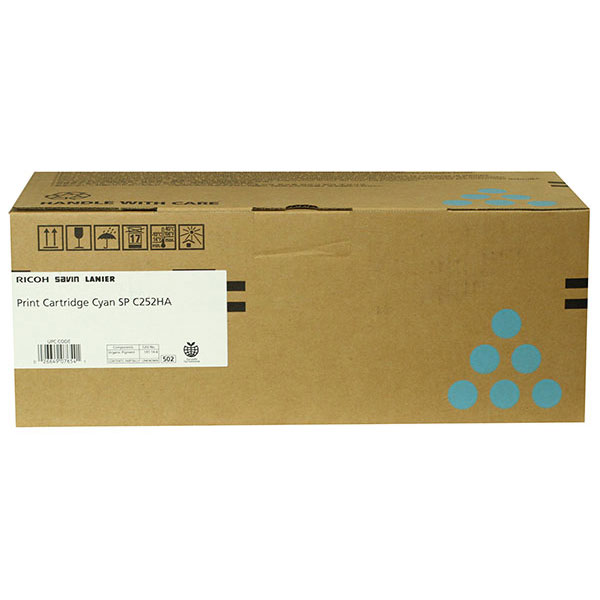 Ricoh SP C252DN, C252SF, C262DNw, C262SFNw Cyan Toner Cartridge (6,000 Yield)