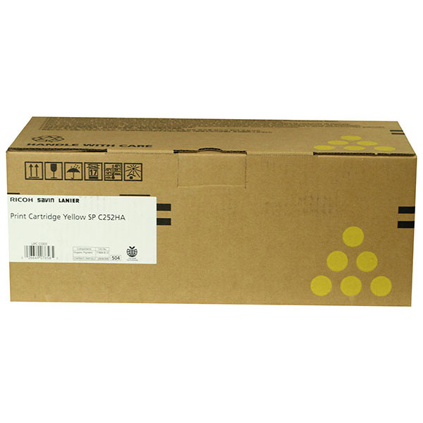 Ricoh SP C252DN, C252SF, C262DNw, C262SFNw Yellow Toner Cartridge (6,000 Yield)