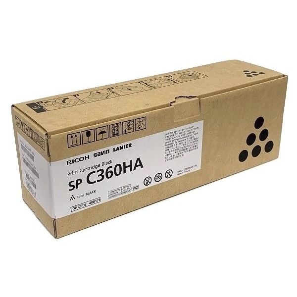 Ricoh SP C360DNw High Yield Black Print Cartridge (7,000 Yield)