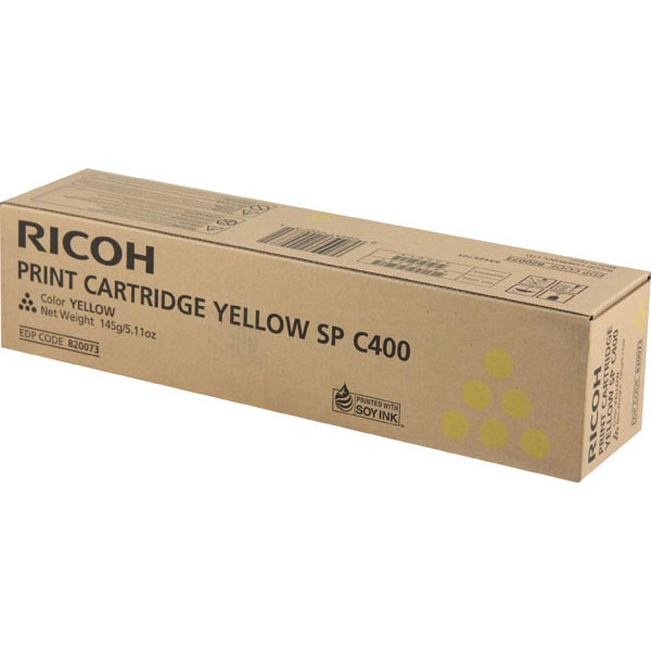 Ricoh Aficio SP C400DN Yellow Toner Cartridge (6,000 Yield)