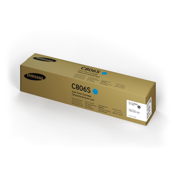 Samsung CLT-C806S MultiXpress X7400GX, X7400LX, X7500GX, X7500LX, X7600GX, X7600LX Cyan Toner Cartridge (30,000 Yield)