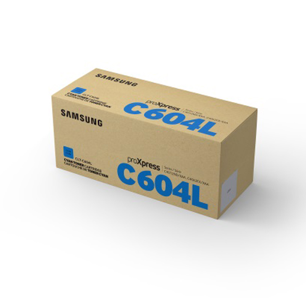 Samsung CLT-C604L ProXpress C4012ND, C4062FX Cyan Toner Cartridge (10,000 Yield)