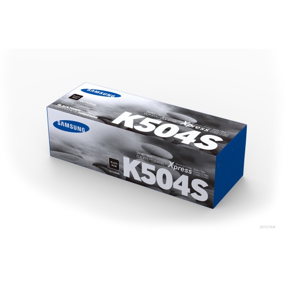 Samsung (CLT-K504S/XAA) CLP-415NW, CLX-4195FW, Xpress C1810W, C1860FW Black Toner Cartridge (2,500 Yield)
