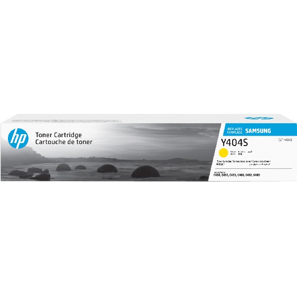 Samsung (CLT-Y404S/XAA) Xpress SL-C430w, SL-C480fw Yellow Toner Cartridge (1,000 Yield)