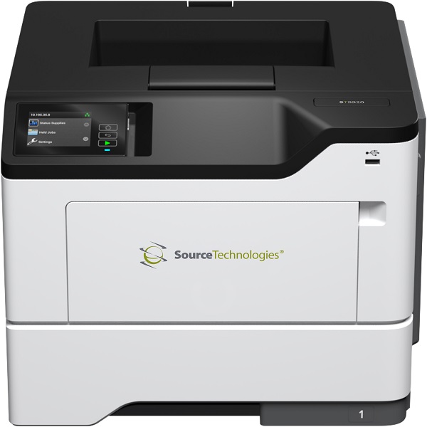 Source Technologies ST9920 MICR W/Tray Locks (50 ppm) (1 GHz) (1024 MB) (1200 x 1200 dpi) (Duplex) (175,000 Duty) (USB) (Ethernet) (350 Input Tray) (Touch)