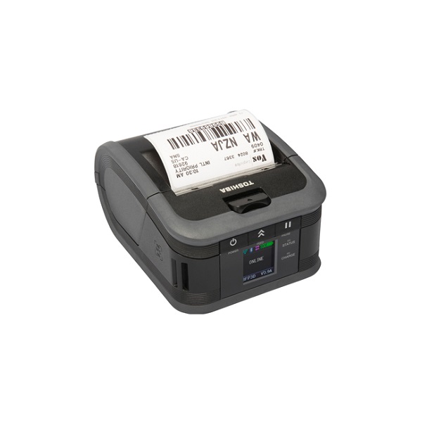Toshiba B-FP3D 3" Direct Thermal Receipt/Label (with Peel-Off) Portable Printer 200DPI 6 IP USB (2.0)+ Dual BT (4.0) + Wireless (802.11 a/b/g/n) NFC