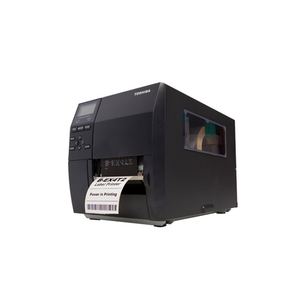 Toshiba B-EX4T2 4" Wide 200DPI 12IPS Ethernet LAN USB Flat Head Thermal Transfer and Thermal Direct Label Printer