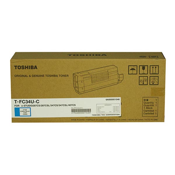 Toshiba e-STUDIO287cs, 347cs, 407cs Cyan Toner Cartridge (11,500 Yield)