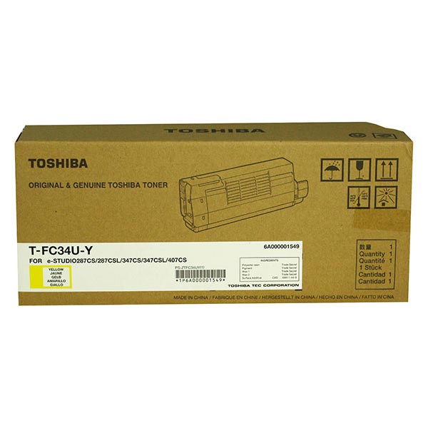 Toshiba e-STUDIO287cs, 347cs, 407cs Yellow Toner Cartridge (11,500 Yield)