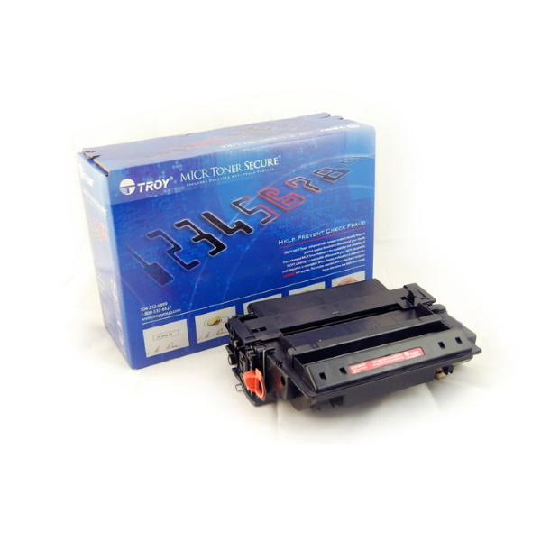 TROY 3005 High Yield MICR Toner Secure Cartridge (13,000 Yield) (Coordinating Non-MICR HP Part: Q7551X, HP LaserJet M3027, M3035, P3005 Printers)