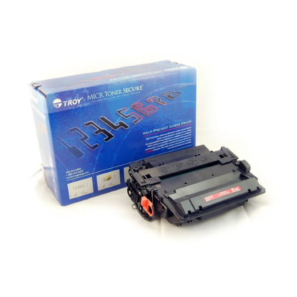 TROY M525, P3015 High Yield MICR Toner Secure Cartridge (12,500 Yield) (Coordinating Non-MICR HP Part: CE255X, HP LaserJet M525, P3015 Printers)