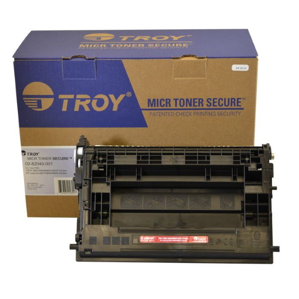 TROY M607, M608, M609 MICR Toner Secure Cartridge (11,000 Yield) (Coordinating Non-MICR HP Part: CF237A, HP LaserJet M607, M608, M609 Printers)