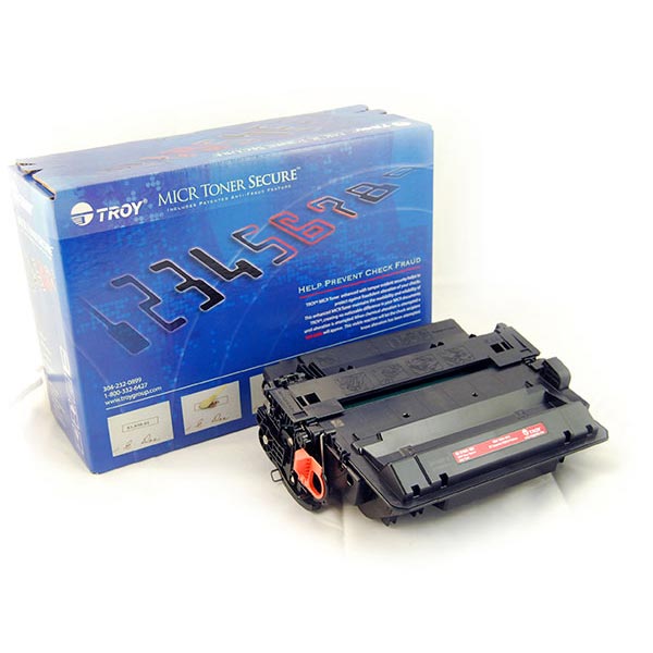 TROY M525, P3015 MICR Toner Secure Cartridge (6,000 Yield) (Coordinating Non-MICR HP Part: CE255A, HP LaserJet M525, P3015 Printers)