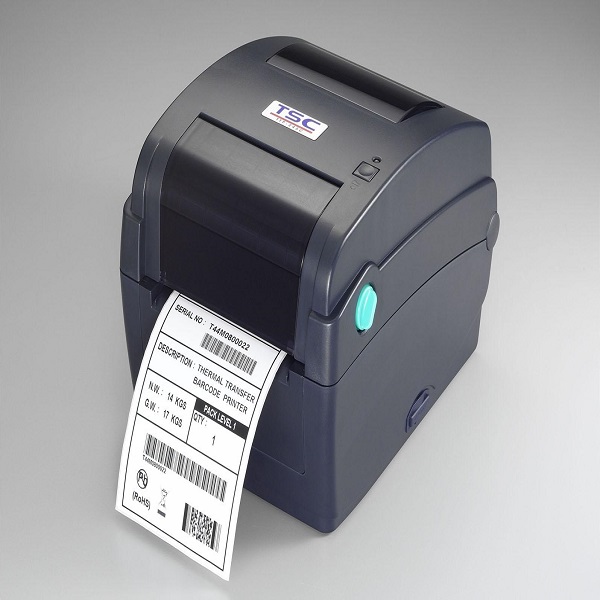 TSC TTP-244CE Thermal Transfer Desktop Label Printer (Navy) (4 ips) (4 MB Flash Memory/8 MB SDRAM) (5" OD) (203 dpi) (4.25" Print Width) (Ethernet/Parallel/Serial/USB) (SD Card Reader)