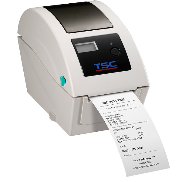 TSC TDP-225 Direct Thermal Desktop Label Printer (Beige) (5 ips) (203 dpi) (2.13" Print Width) (Ethernet/USB)