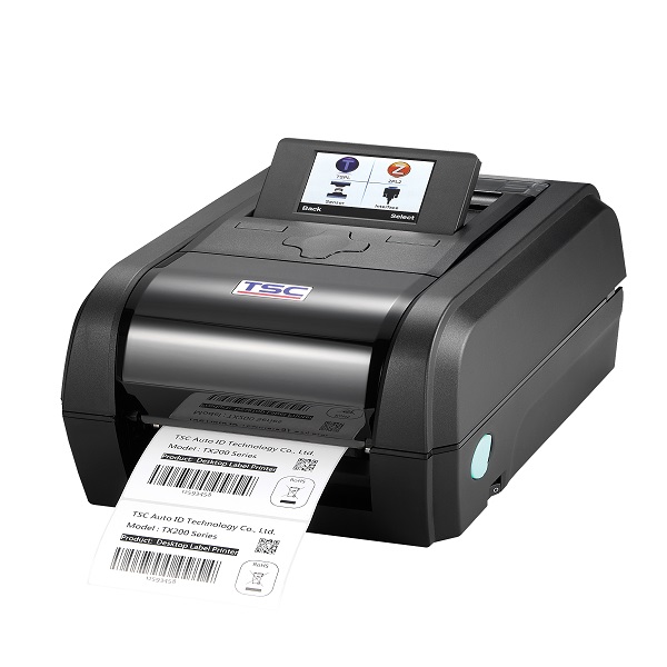 TSC TX200 Thermal Transfer Desktop Label Printer (8 ips) (203 dpi) (4.25" Print Width) (Ethernet/RS-232 Serial/USB/Wi-Fi) (Slot-in Connection) (LCD Display) (US)